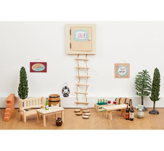 Wichtel-Set "Tisch, Bank & Stuhl"