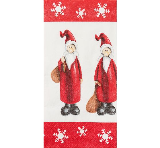 Paper handkerchiefs "Santas at work"