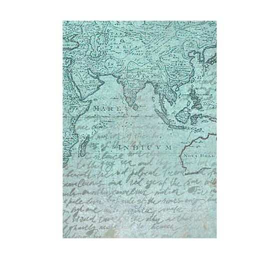 Motif straw silk Backgrounds "Around the World", set of 8