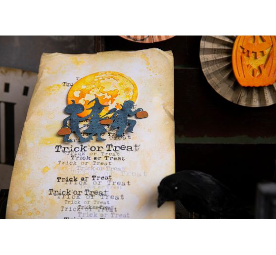 Gabarit d’estampe Sizzix Thinlits « Moonlight by Tim Holtz »