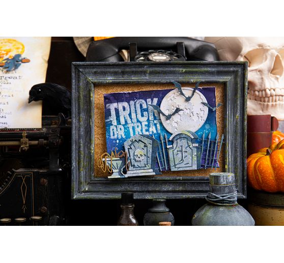 Gabarit d’estampe Sizzix Thinlits « Moonlight by Tim Holtz »