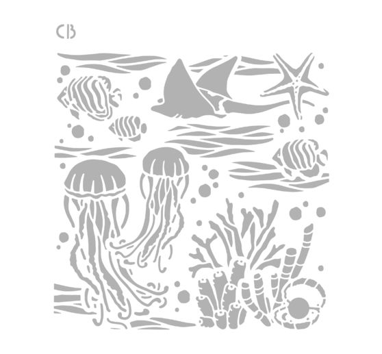 Pochoir « Underwater »