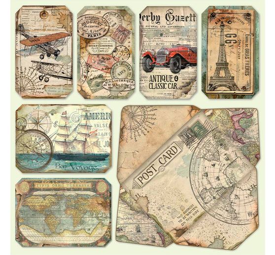 Scrapbook-Block "Around the World"