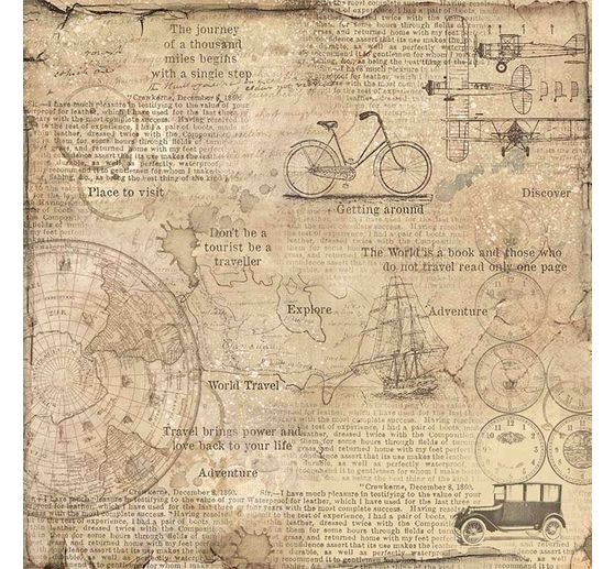 Scrapbook-Block "Around the World"