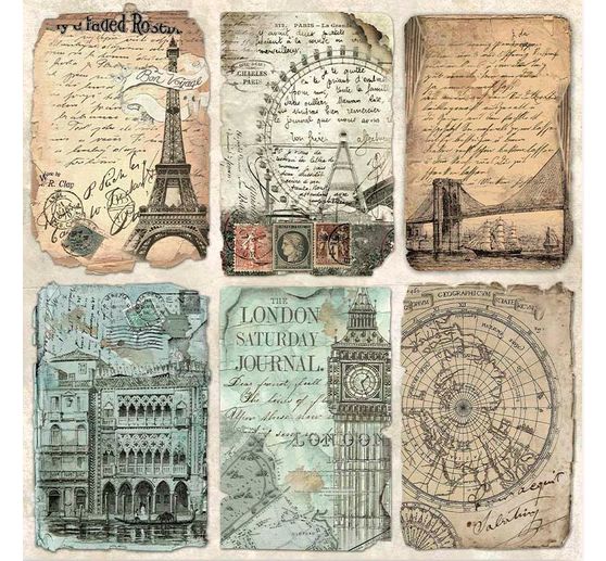 Scrapbook-Block "Around the World"