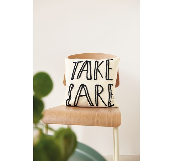 Kit punch needle Rico Design « Coussin Take Care »