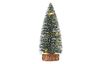 Miniature fir tree with LED lighting, 14 cm