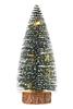 Miniatur Tanne mit LED Beleuchtung, 14 cm