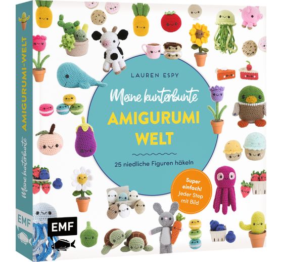 Livre « Meine kunterbunte Amigurumi-Welt - super einfach 25 niedliche Figuren häkeln »