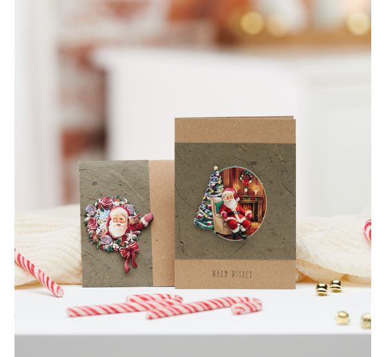 3D-Stanzbogen-Set "From Santa with love"