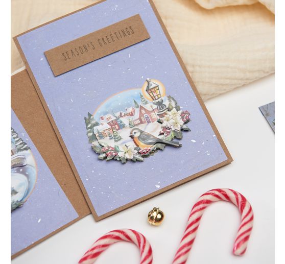 3D-Stanzbogen-Set "From Santa with love"
