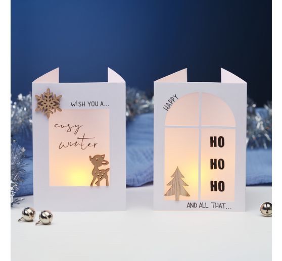Cartes passe-partout blanches VBS, « Rectangle »