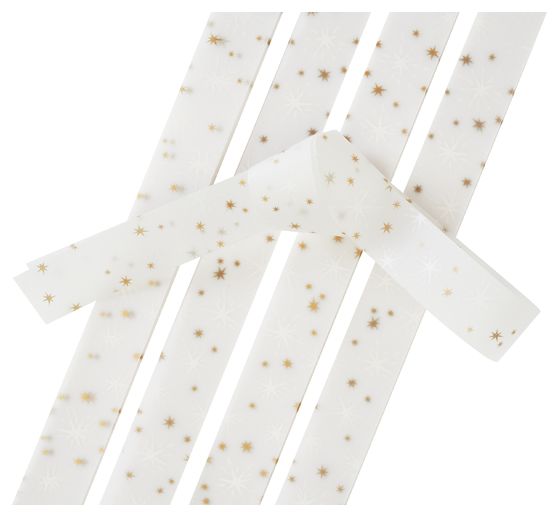 Vellum paper strips "Crystal stars"