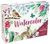 Watercolor - Die wunderbare Kreativbox. Mit Anleitungsbuch und Material