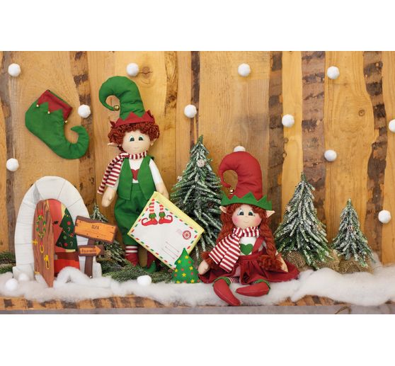 Dolls sewing craft kit "Elf snowflake"
