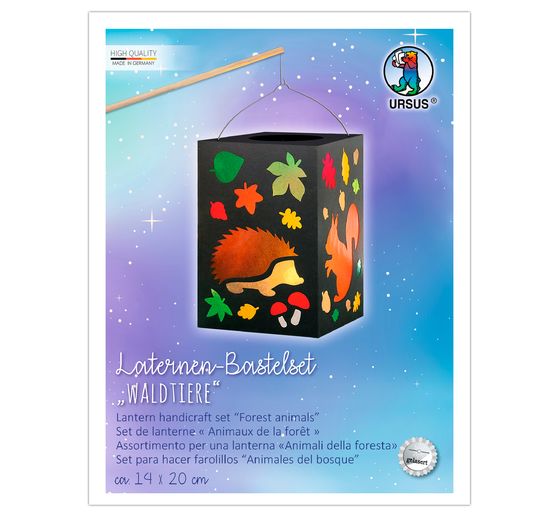 Kit créatif lanterne « Animaux de la forêt »