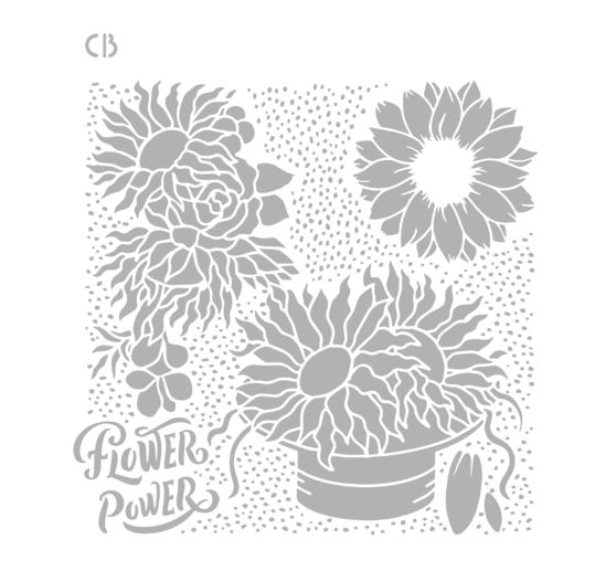 Schablone "Sunflower"