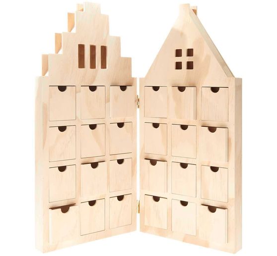 Calendrier de l'Avent en Bois Townhouse –