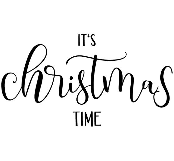 BUTTERER Stamp "It's christmas time"