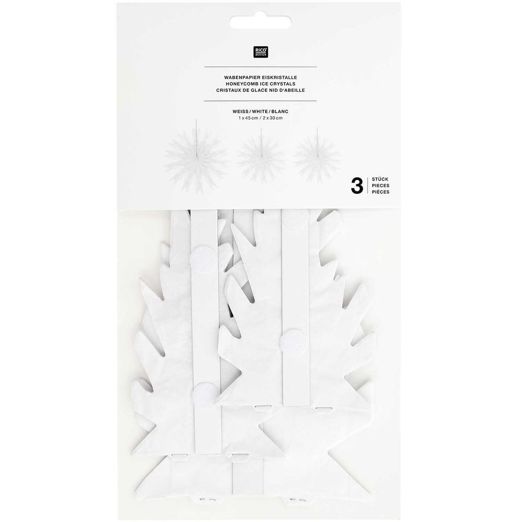 Livre Étoiles & cristaux de glace en papier : déco d'intérieur en découpage  et pliage