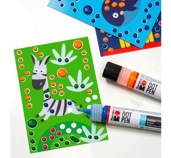 Marabu KiDS Dot Pen Set "Tiere"