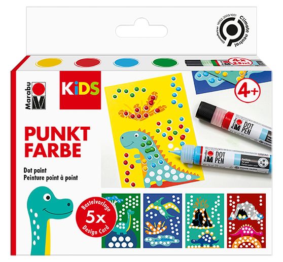 Marabu KiDS Dot Pen set "Dinos"