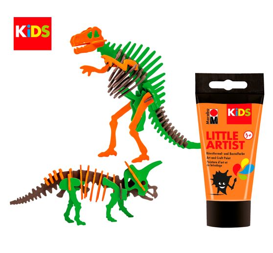Marabu KiDS Little Artist Paint & Puzzle "Dinos"