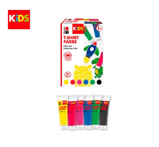 Marabu KiDS "T-Shirt paint", 6 x 36 ml