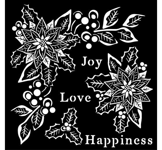 Pochoir « Joy, Love, Happiness »