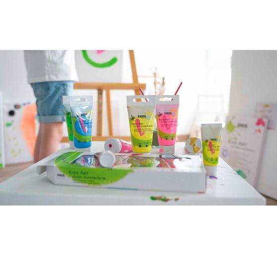 Peinture beaux-arts pour enfants KREUL Kids Art , 8 x 20 ml