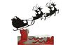 Gabarit d’estampe Sizzix Thinlits « Reindeer Sleigh by Tim Holtz »