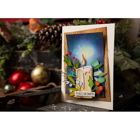 Sizzix Thinlits Stanzschablone "Candleshop Colorize by Tim Holtz"