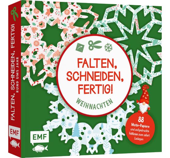Livre « Bastelblock: Falten, Schneiden, fertig! Weihnachten »