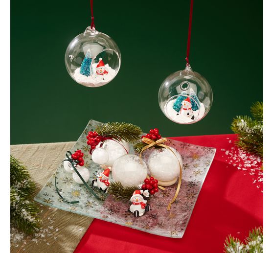Boules en verre VBS, 2 pc.
