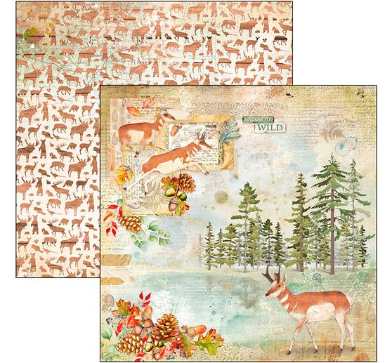 Scrapbook-Papier "Into the Wild"