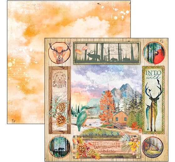 Scrapbook-Papier "Into the Wild"