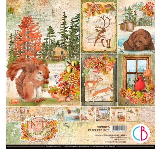 Papier scrapbooking « Into the Wild »