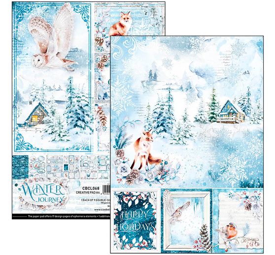 Papier-Set "Winter Journey"