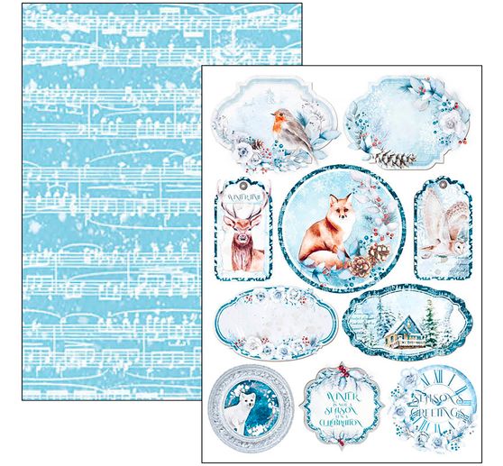 Papier-Set "Winter Journey"