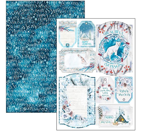 Papier-Set "Winter Journey"