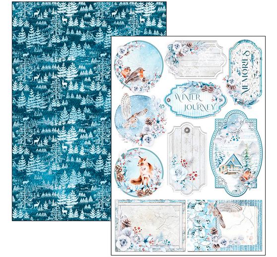 Papier-Set "Winter Journey"