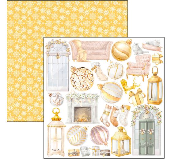 Scrapbook-Papier "Sparkling Christmas"