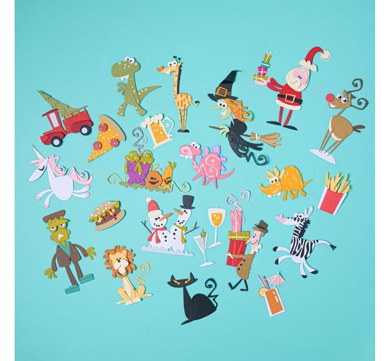 Gabarit d'estampe Sizzix Thinlits « Infinite Doodles #1 »