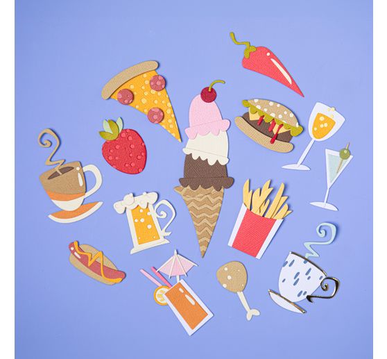 Gabarit d'estampe Sizzix Thinlits « Infinite Doodles #1 »