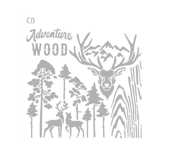 Schablone "Deers"