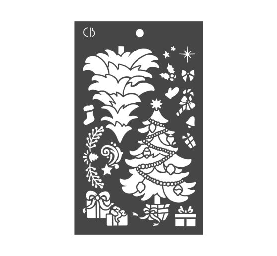 Pochoir « Christmas tree »