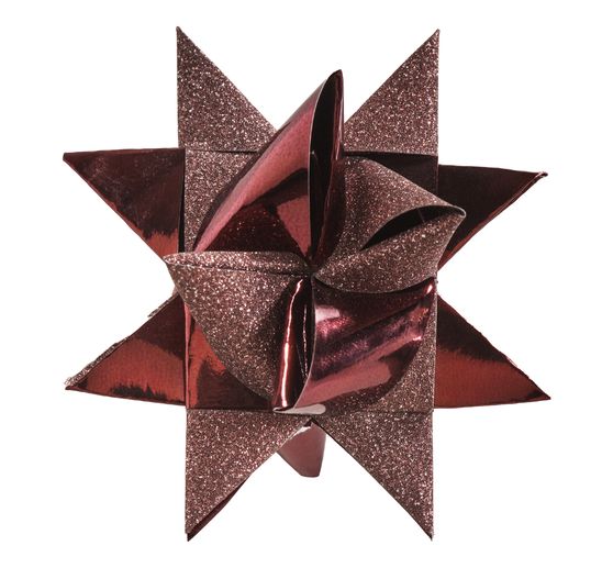 Bandes de papier « Paillettes, Brun chocolat »