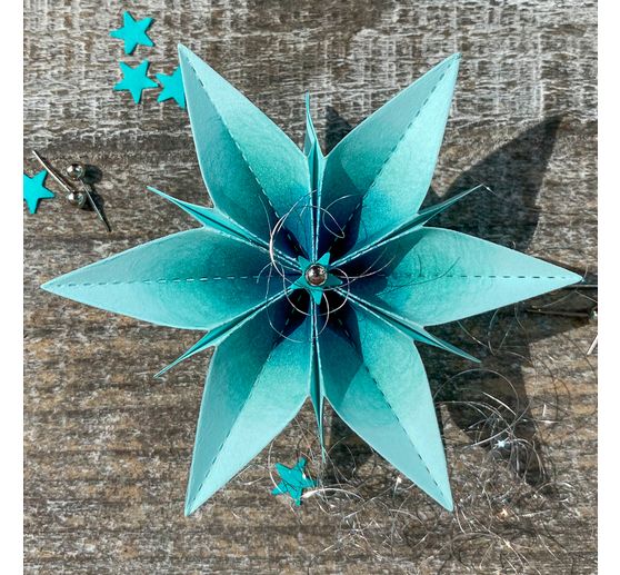 Gabarit d’estampe pour étoile en papier « Petit modèle »