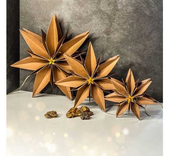 Punching template folding star "Large"
