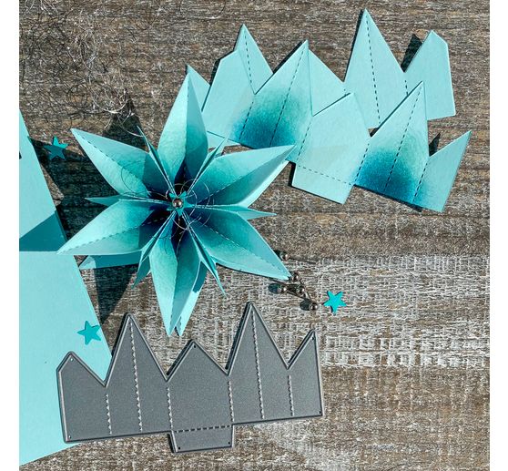 Punching template folding star "Small"